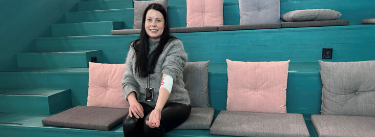 Verenluovuttaja SOK:n Ässäkeskuksessa.