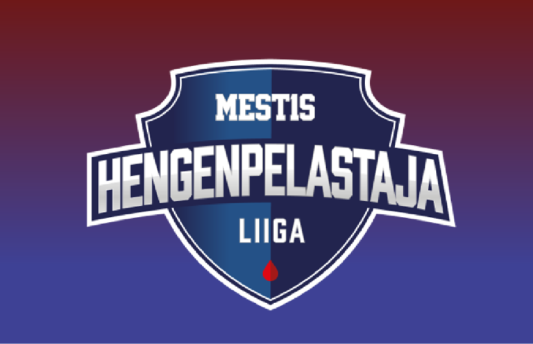 Hengenpelastajaliigan logo.