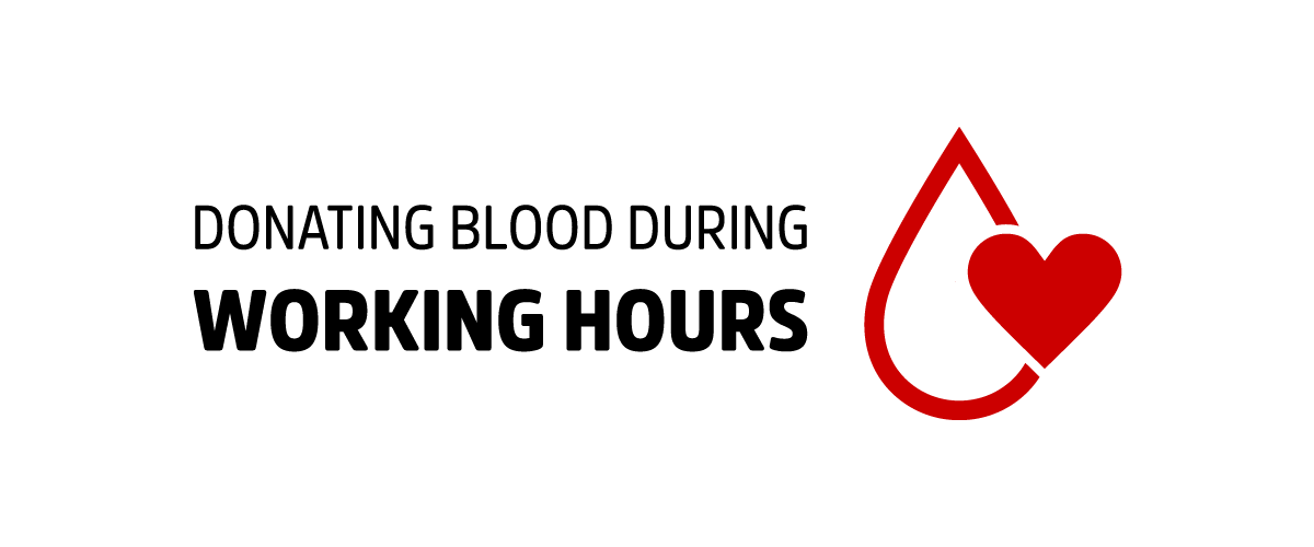 Donate blood during working hours-logo