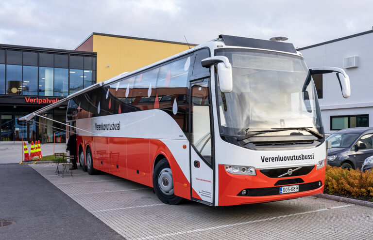 Blood Donation Bus.