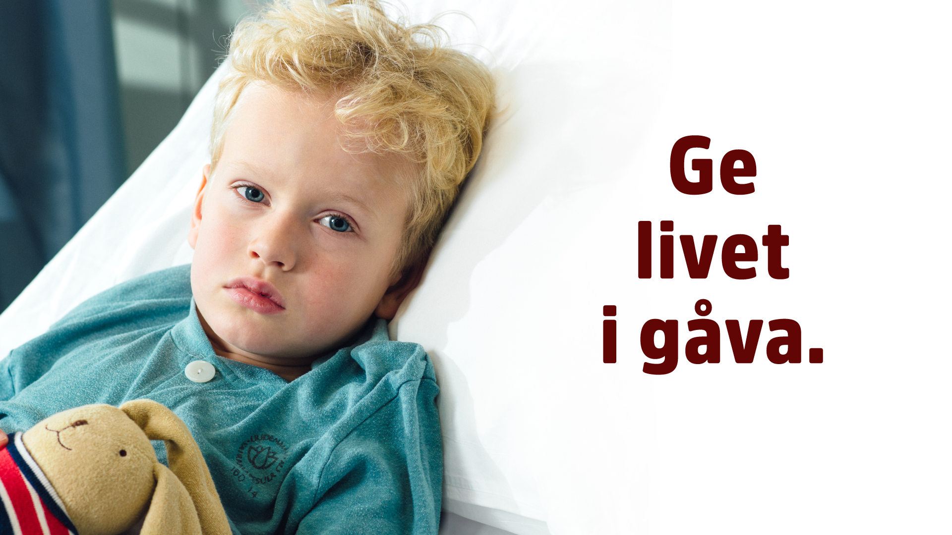 Ge livet som gåva banner